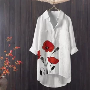 White Hand Painted Georgette Ladies Kurtis