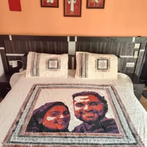 Block Printed Bed Sheet